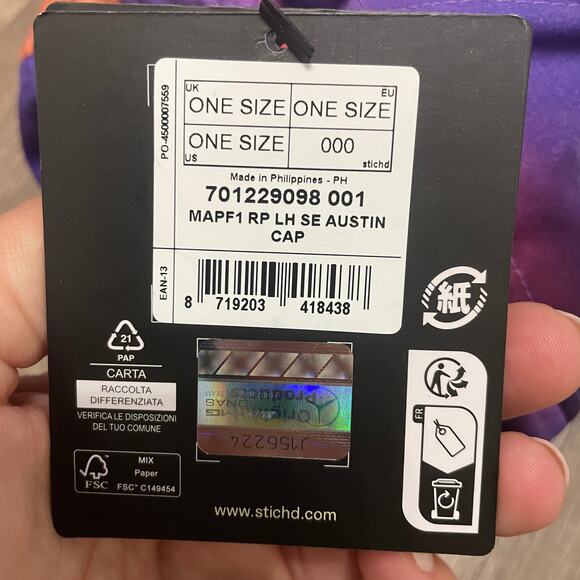 NEW Lewis Hamilton x Mercedes AMG F1 Austin GP Hat – Special Edition Tie-Dye - Picture 6 of 8